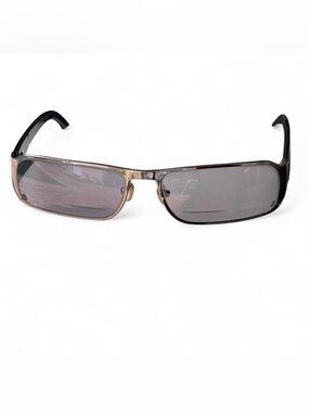 PRADA Grey Metal Sunglasses & Eyewear.